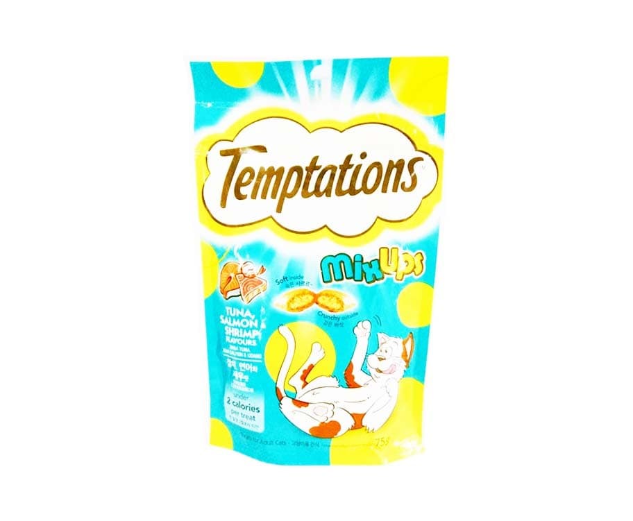 Temptations MixUps Tuna, Salmon & Shrimp Flavours 75g