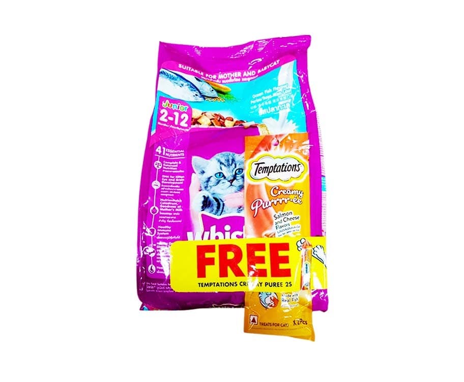 Whiskas Junior 2-12 Months Ocean Fish Flavor 1.1kg