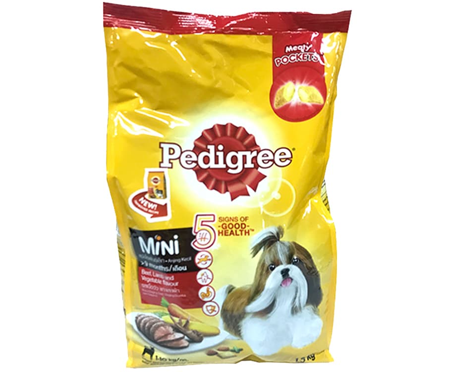 Pedigree Mini Beef, Lamb & Vegetable Flavor 1.3kg