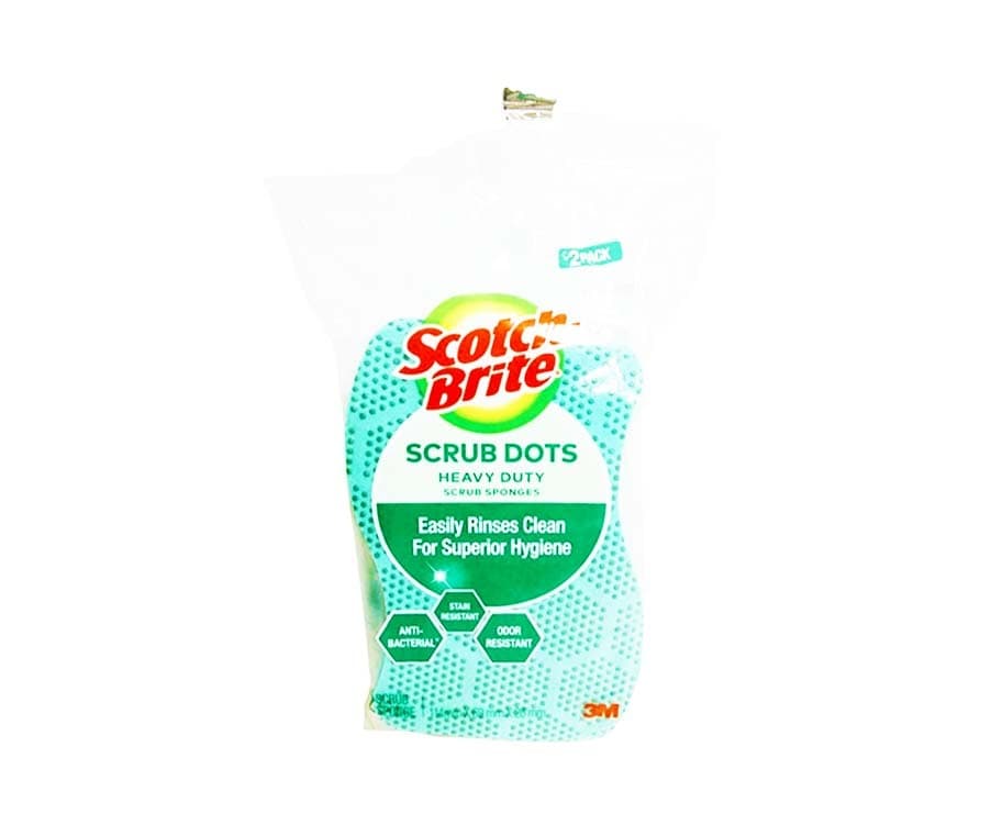 Scotch-Brite Scrub Dots Heavy Duty Scrub Sponges 2 Pack