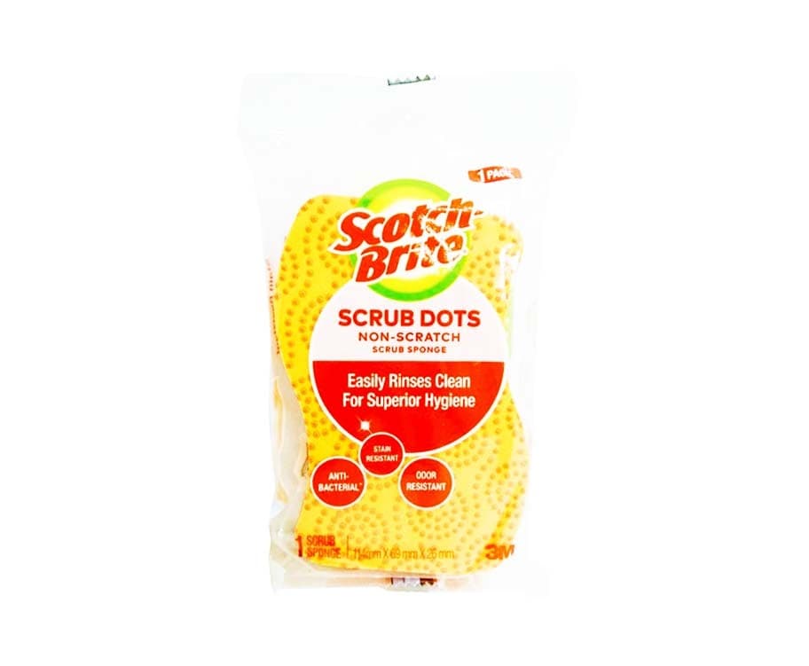 Scotch-Brite Scrub Dots Non-Scratch Scrub Sponges 1 Pack