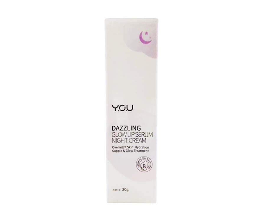 Y.O.U Dazzling Glow Up Serum Night Cream 20g