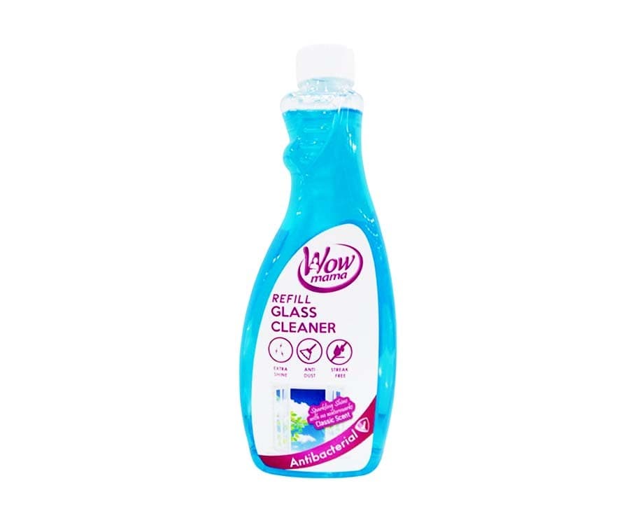 Wow Mama Refill Glass Cleaner Classic Scent Antibacterial 500mL