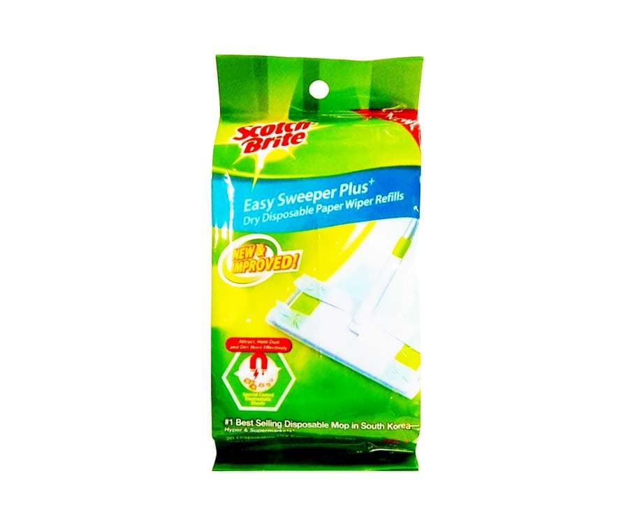 Scotch-Brite Easy Sweeper Plus Dry Disposable Paper Wiper Refills