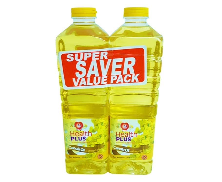 Health Plus Canola Oil (2 Packs x 1L)