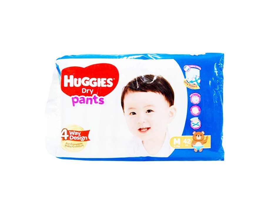 Huggies Dry Pants Medium 42 Pieces