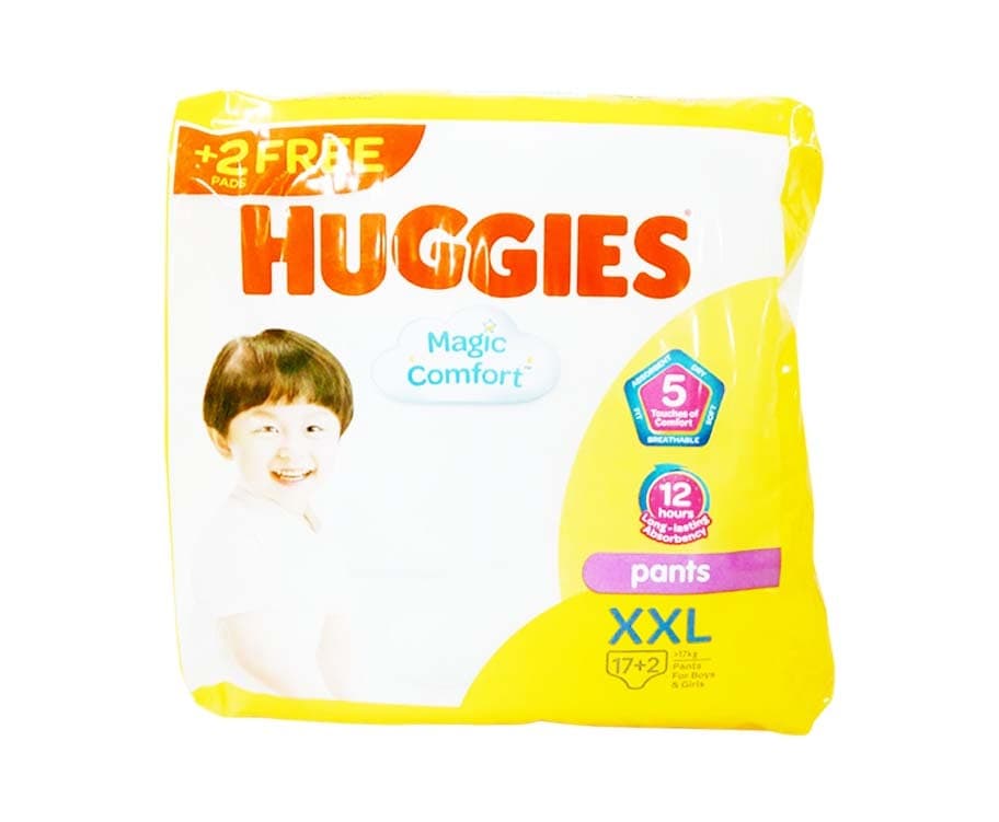 Huggies Magic Comfort Pants For Boys & Girls XX-Large >17kg (17+2 Diapers)