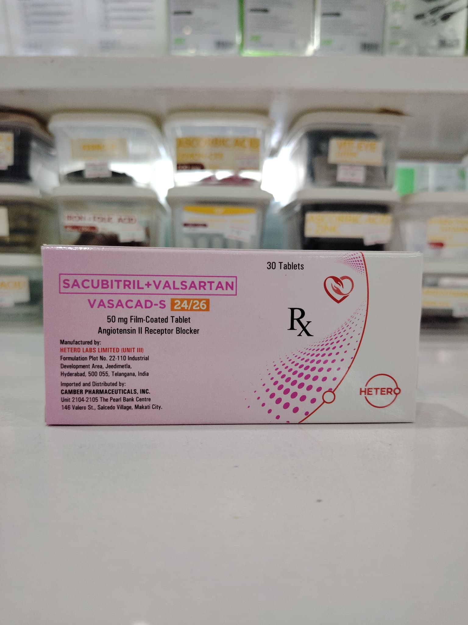 Sacubitril + Valsartan VASACAD-S 50mg