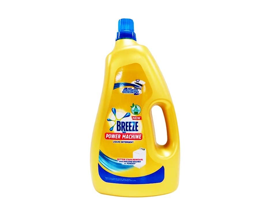 Breeze Power Machine Liquid Detergent UltraClean Concentrate 3L