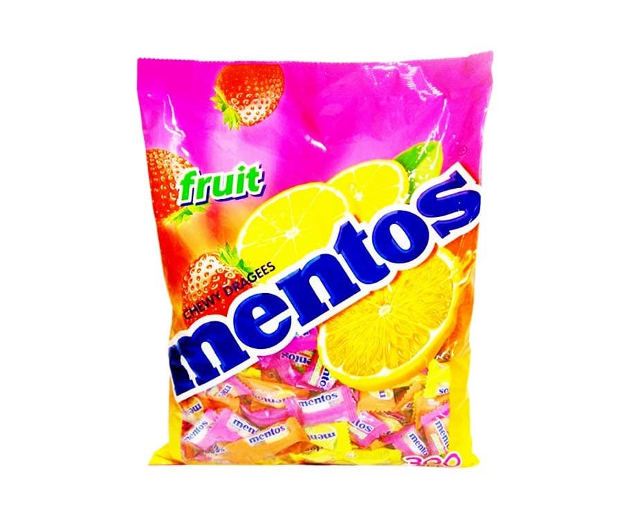 Mentos Fruit Chewy Dragees 300 Pieces 810g