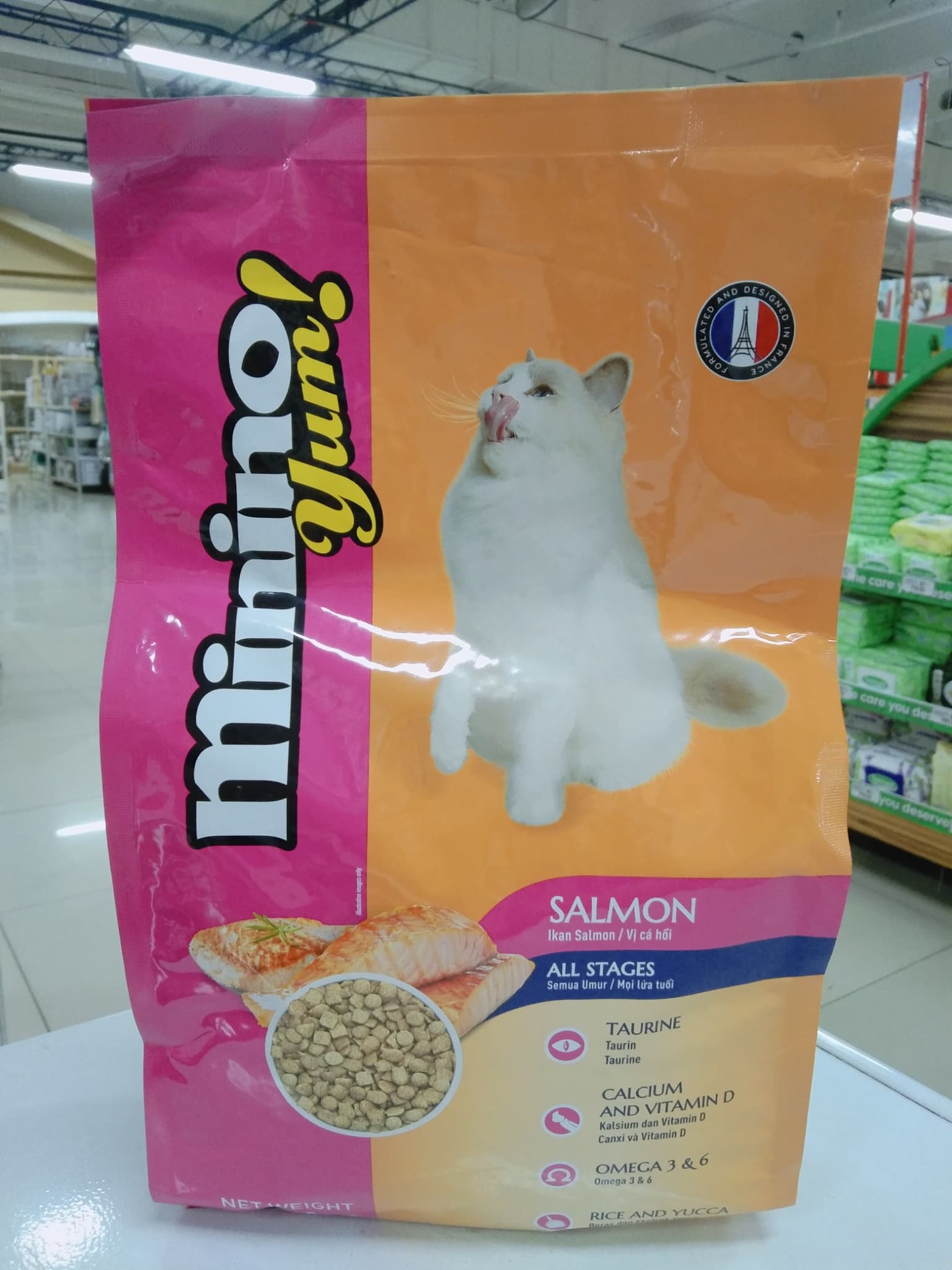 Minino Yum! Salmon All Stages 1.5kg