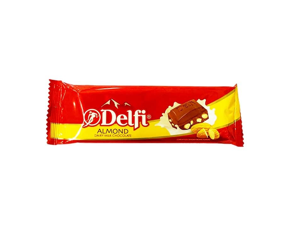 Delfi Almond Dairy Milk Chocolate 55g