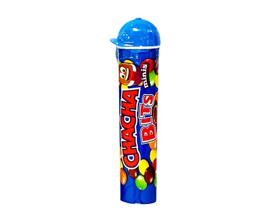 Goya Bits Minis Tube Milk Chocolate & Candy Shell Blue 40g