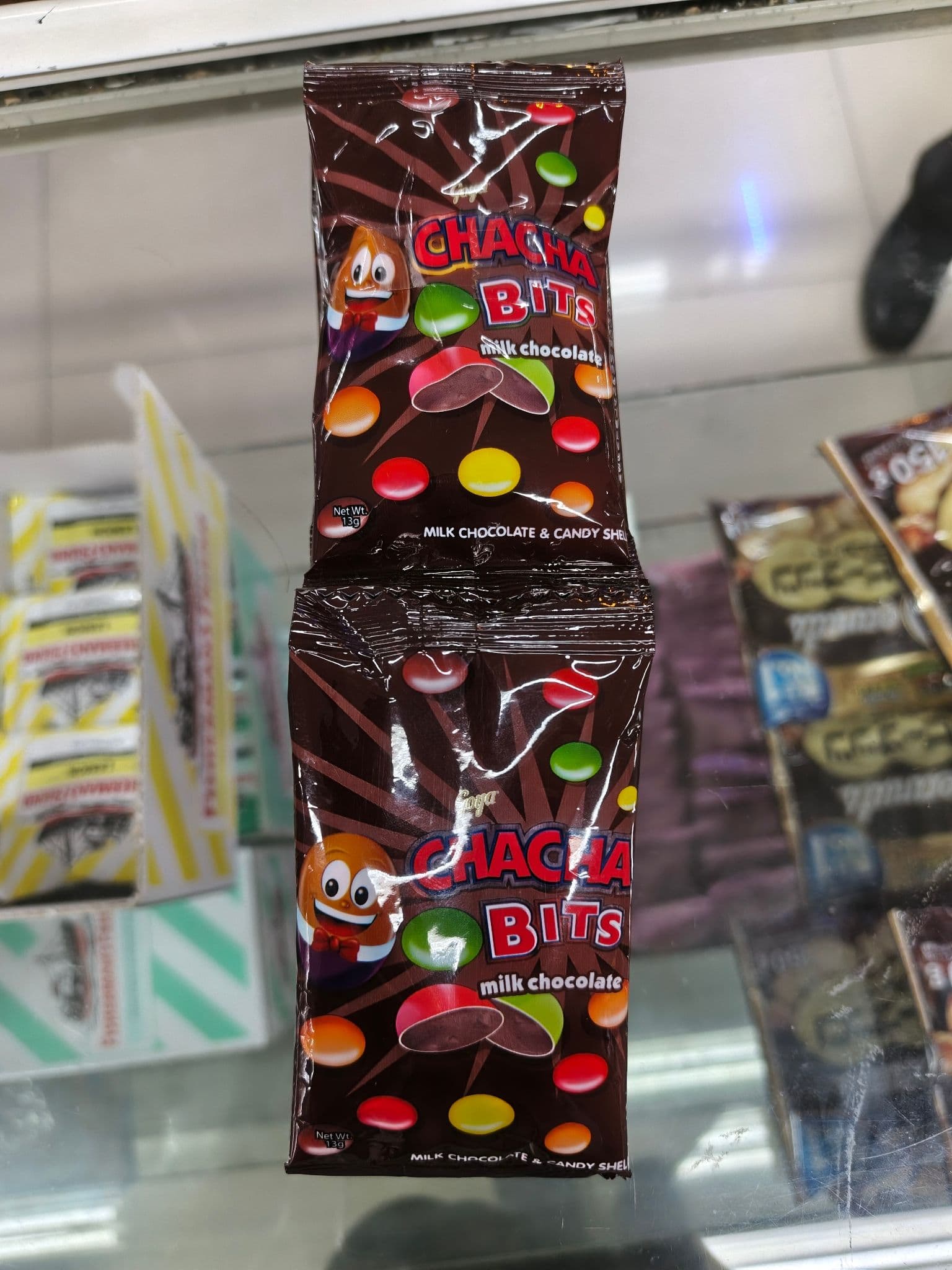 Goya Chacha Bits Milk Chocolate & Candy (12 Packs x 13g)