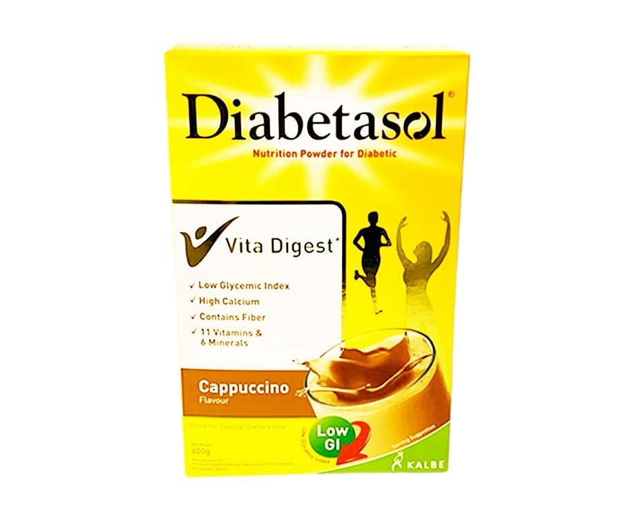 Diabetasol Nutrition Powder for Diabetic Cappuccino Flavour 600g