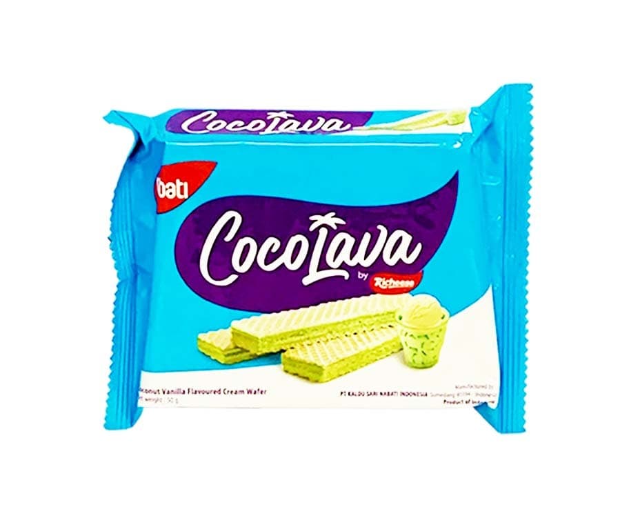 Nabati Coco Lava by Richeese Coconut Vanilla Flavoured Cream Wafer 50g