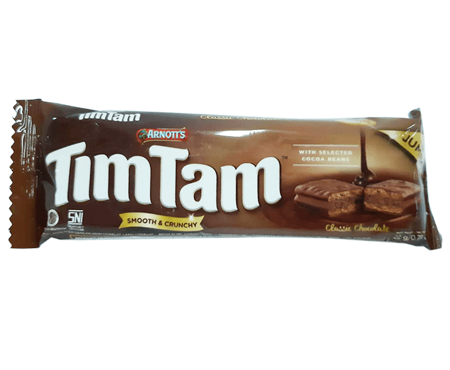Arnott's TimTam Smooth & Crunchy Classic Chocolate Jumbo 22g