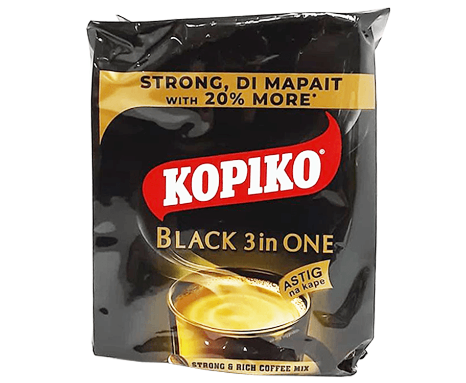 Kopiko Black 3-in-1 One Strong & Rich Coffee Mix (10 Packs x 30g)