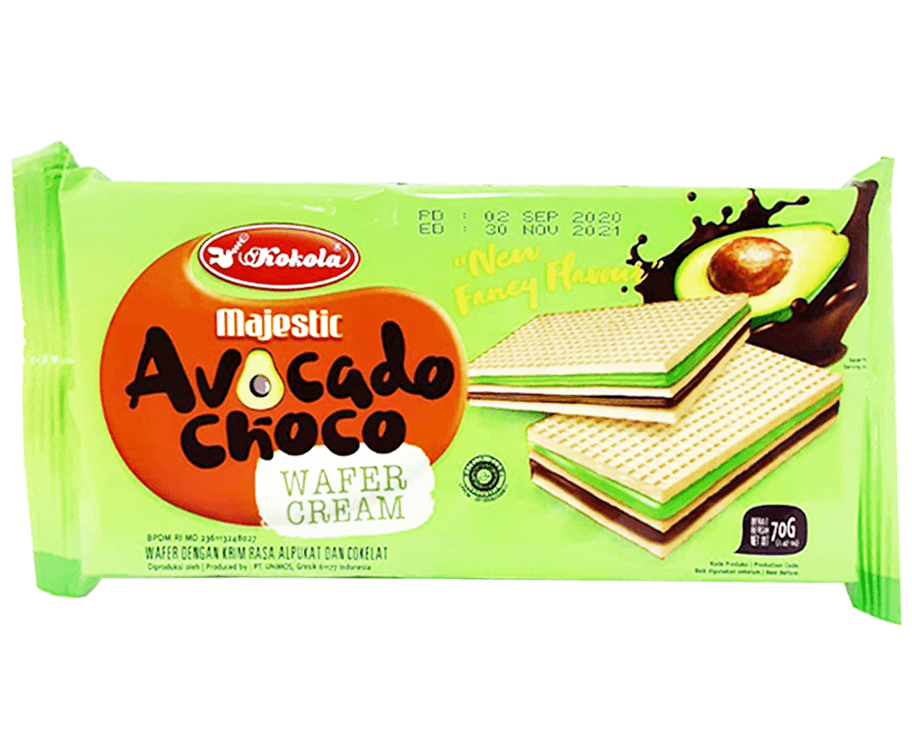 Kokola Majestic Avocado Choco Wafer Cream 70g
