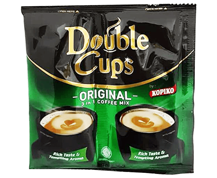 Kopiko Double Cups Original 3-in-1 Coffee Mix 36g