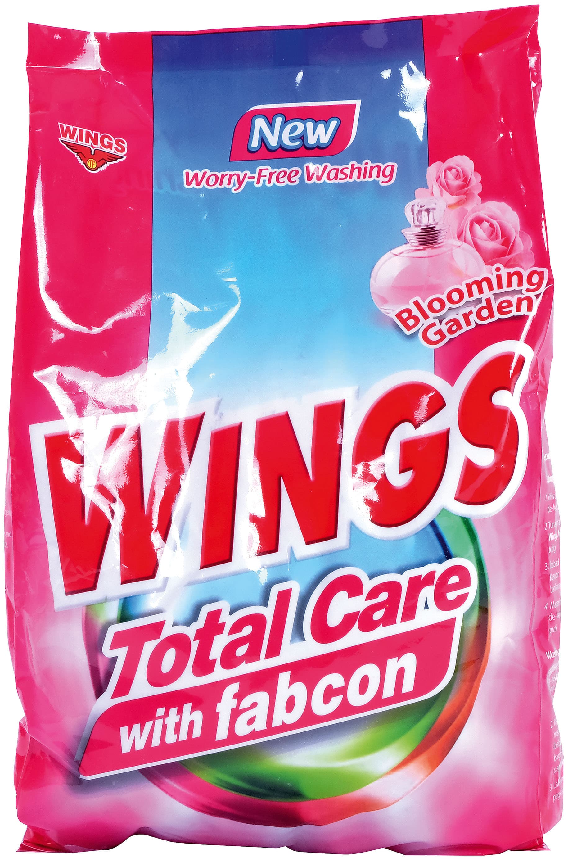 Wings Total Care with Fabcon Blooming Garden 1kg