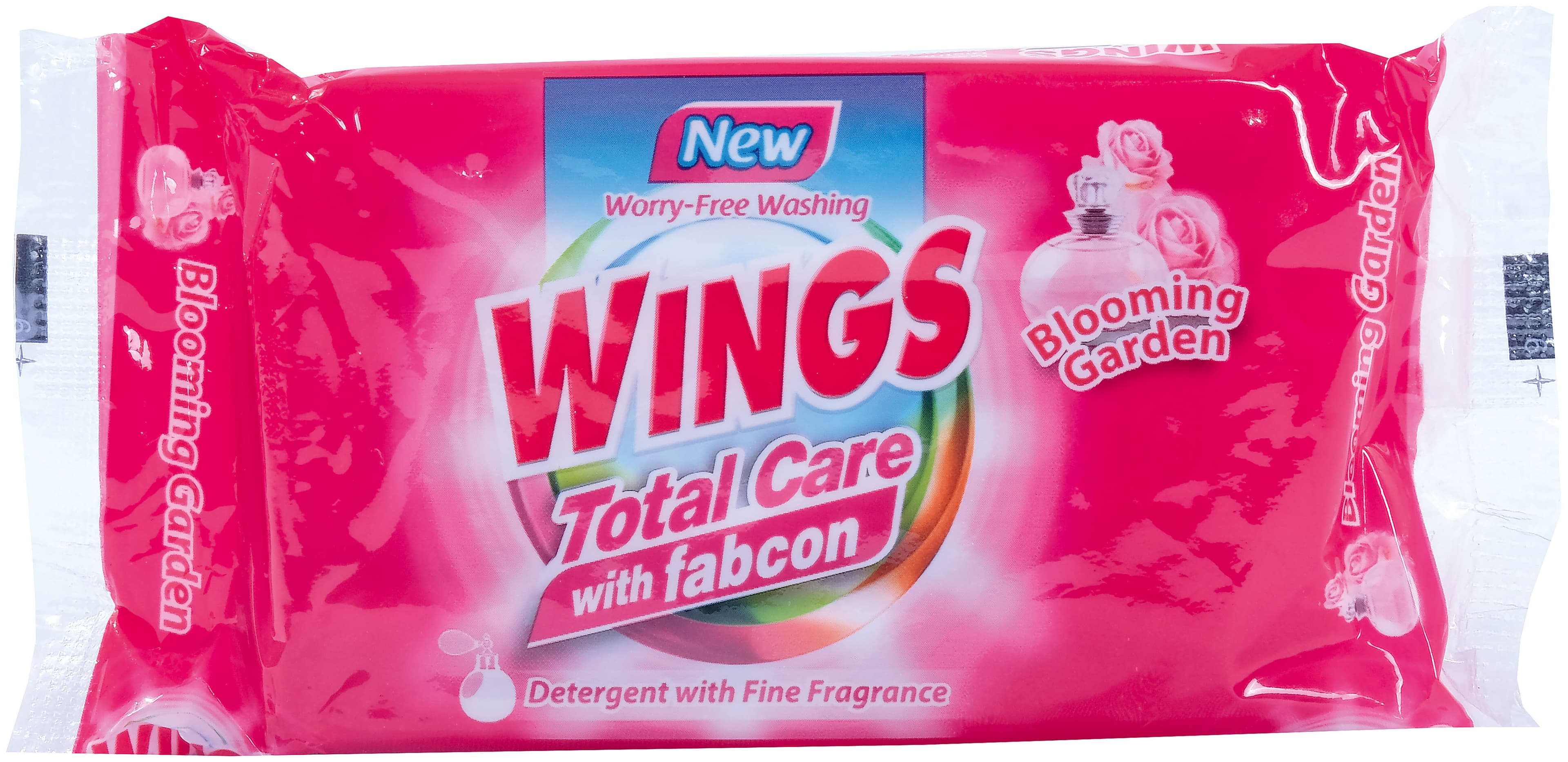 Wings Bar Total Care with Fabcon Blooming Garden 130g