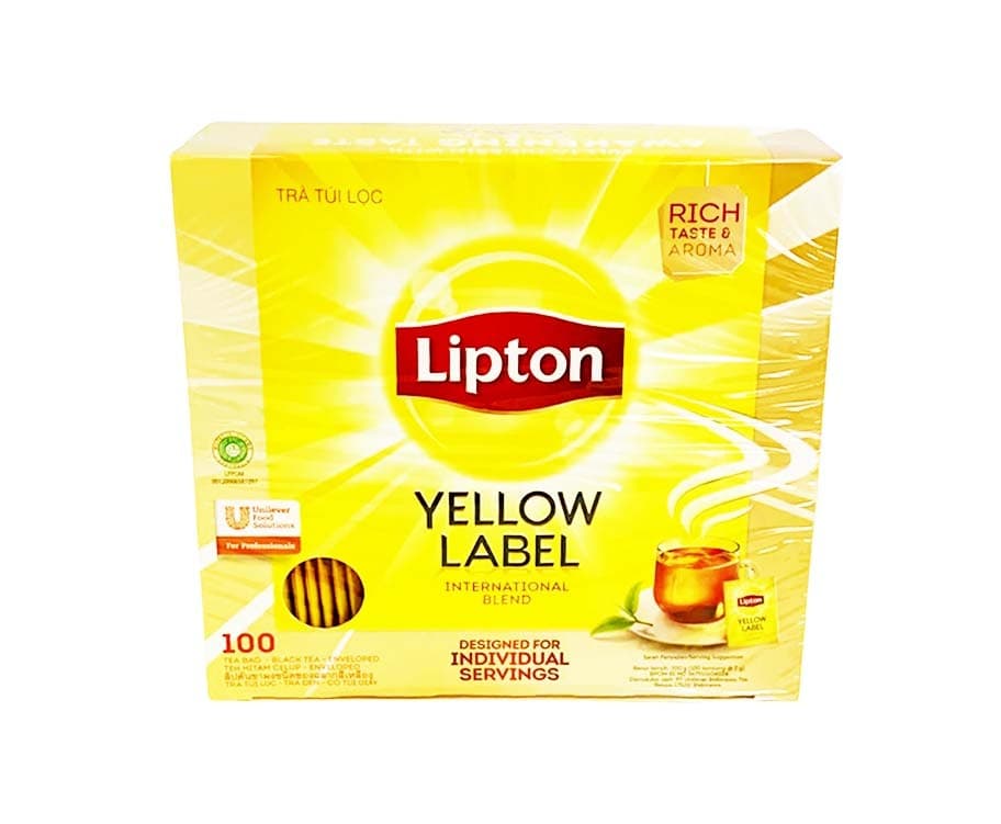 Lipton Yellow Label International Blend Black Tea (100 Tea Bags x 2g) 200g