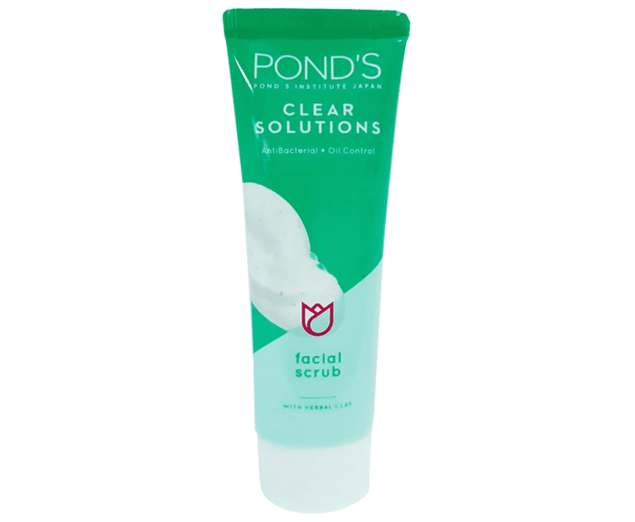 Pond's Clear Solutions Facial Scrub With Herbal Clay 50g