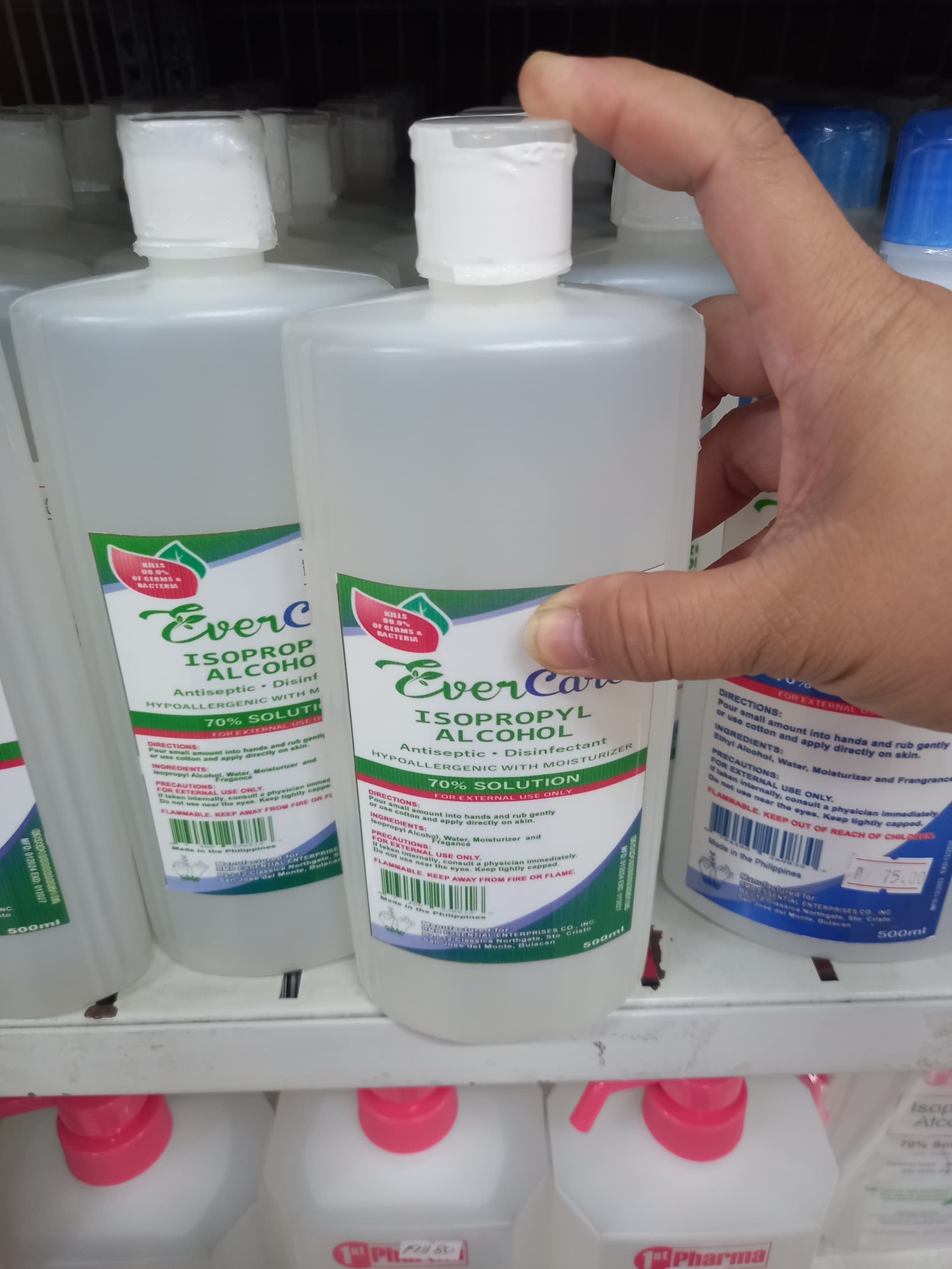 Rmb evercare isopropyl alcohol 70% 500ml