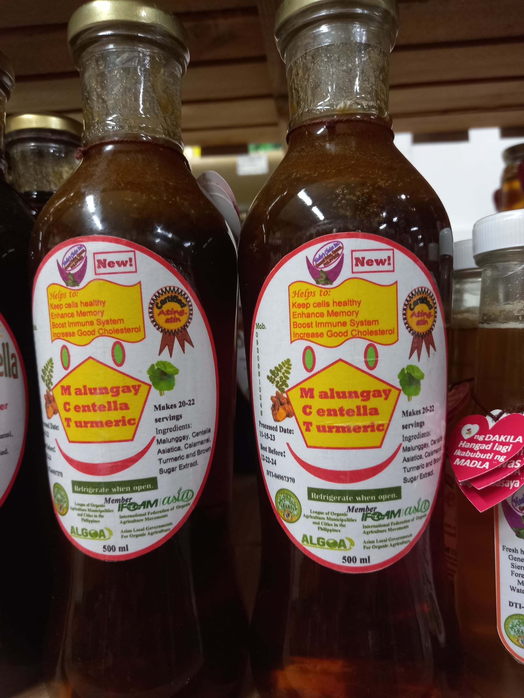 Healer's choice Malunggay centella turmeric 500ml
