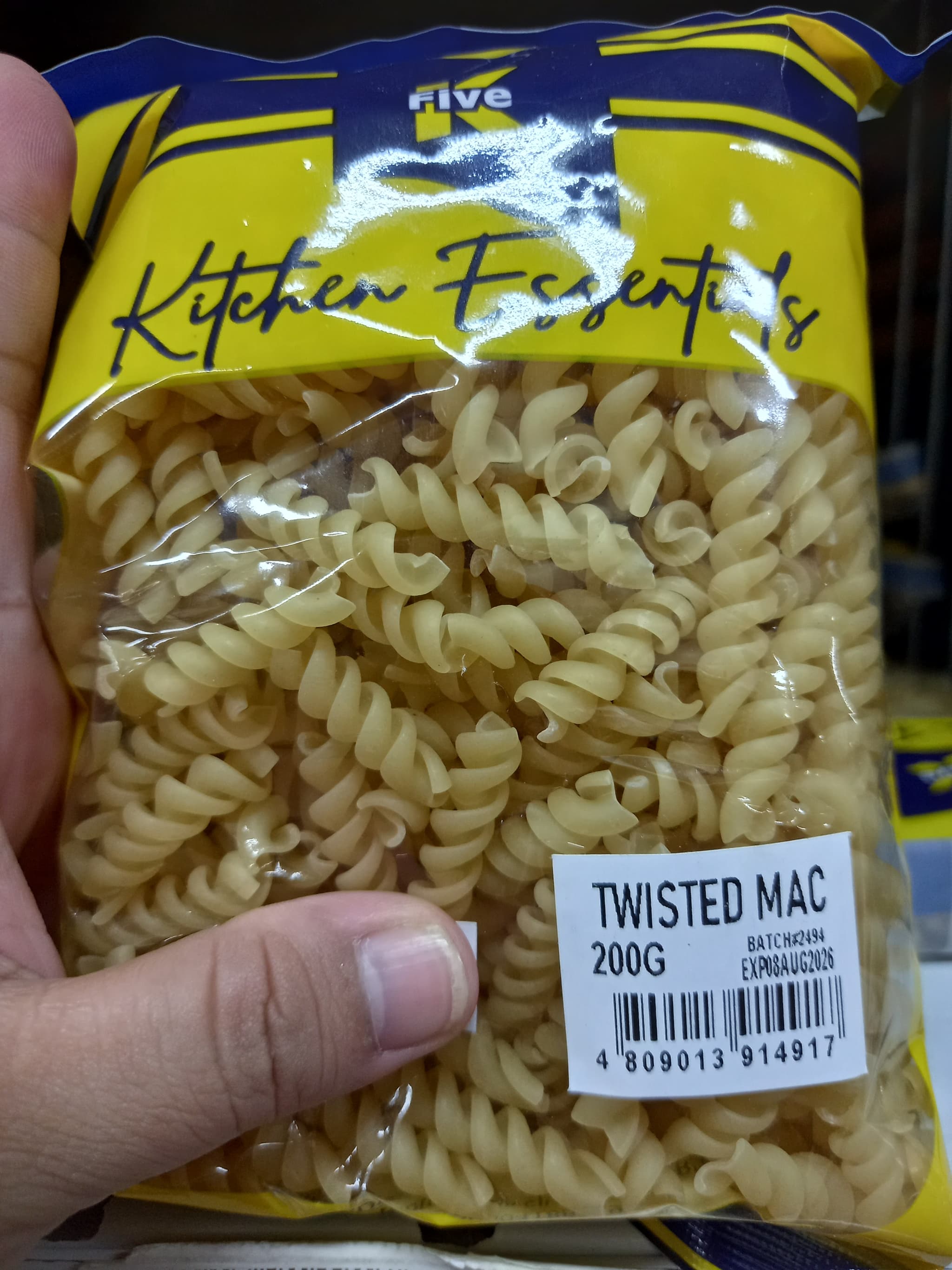 K five kitchen essentials twisted macaroni 200g