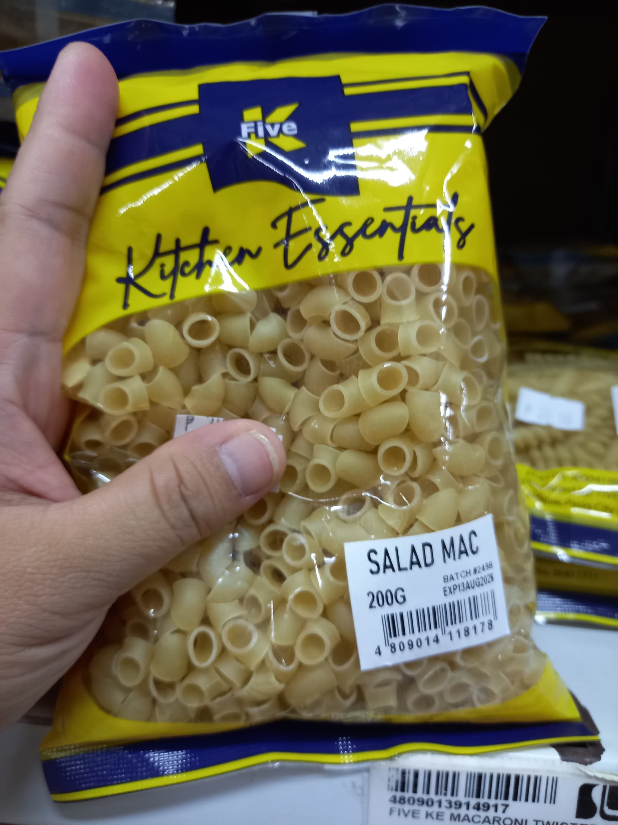 K five kitchen essentials salad macaroni 200g