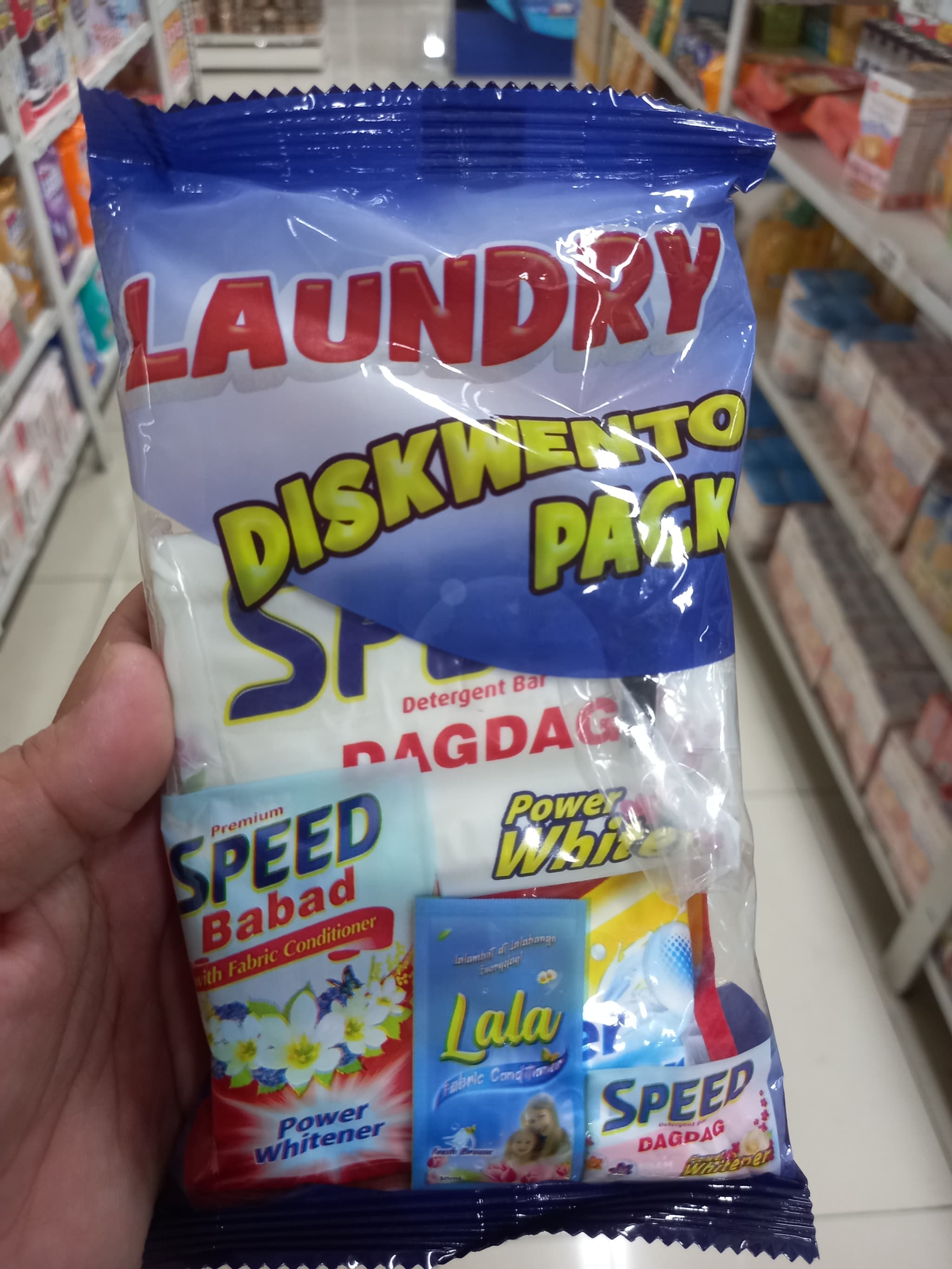 Speed laundry diskwento pack power whitener