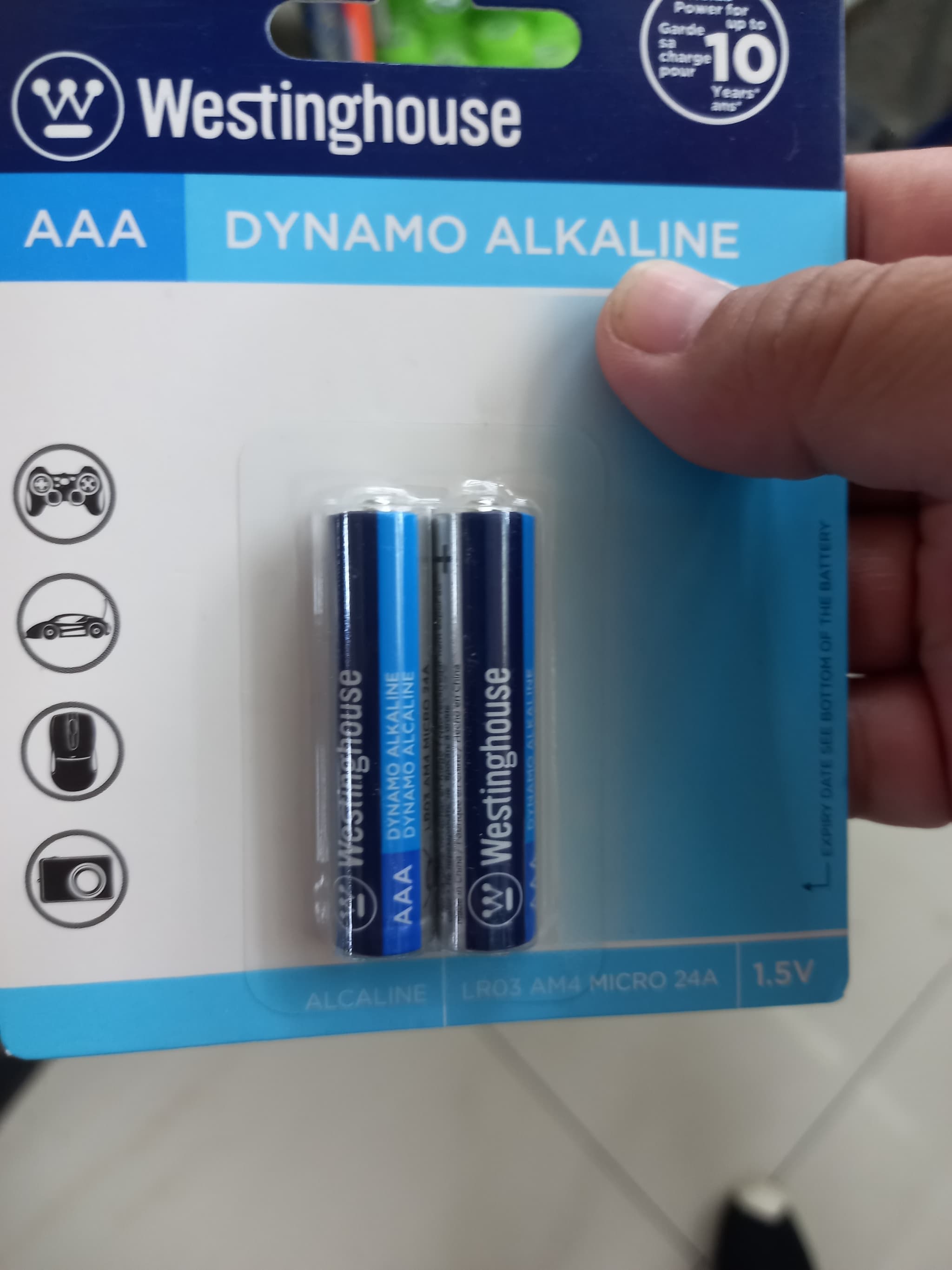 Westinghouse AAA dynamo alkaline 2s
