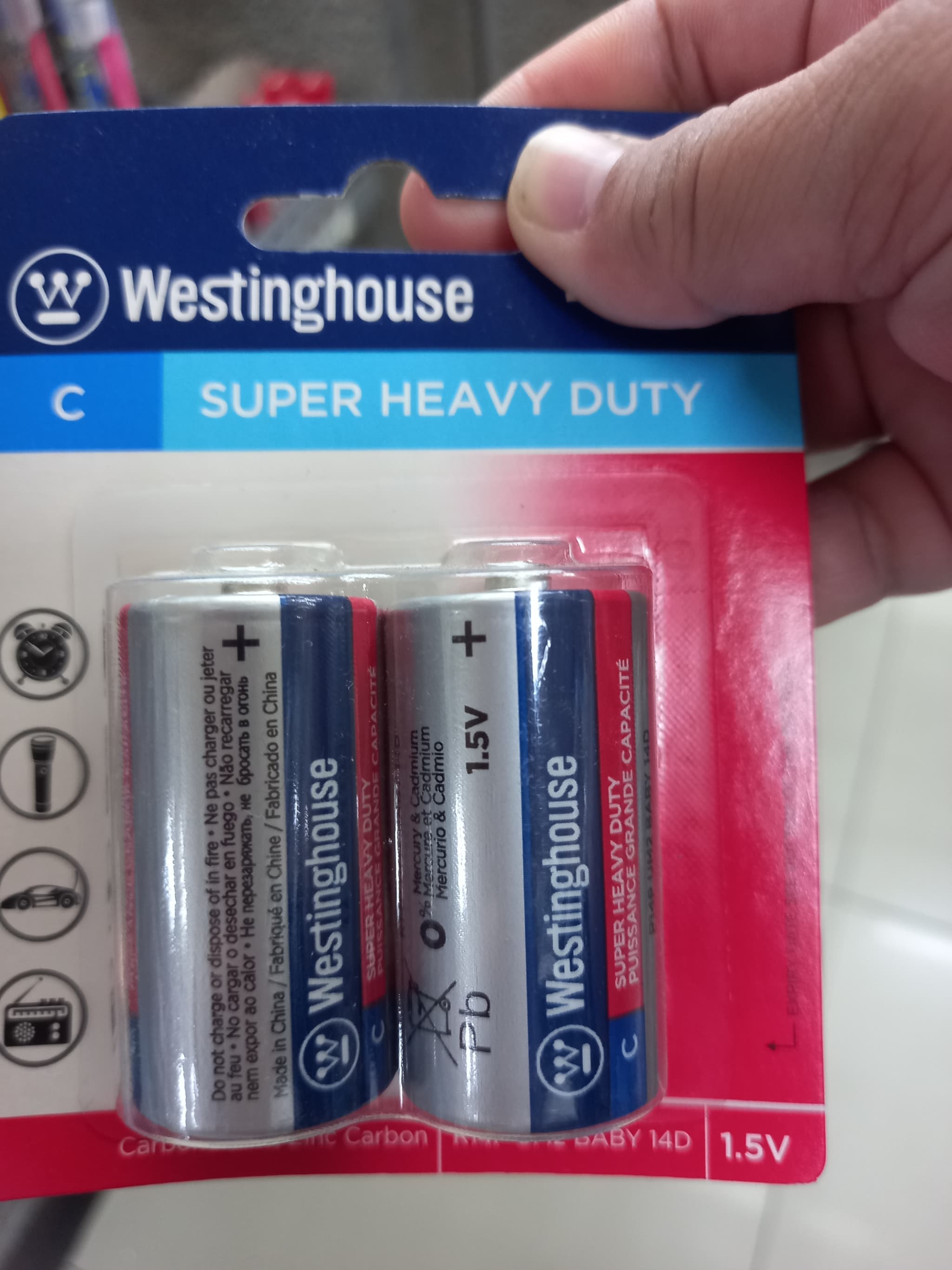 Westinghouse C super heavy duty 2s 1.5v