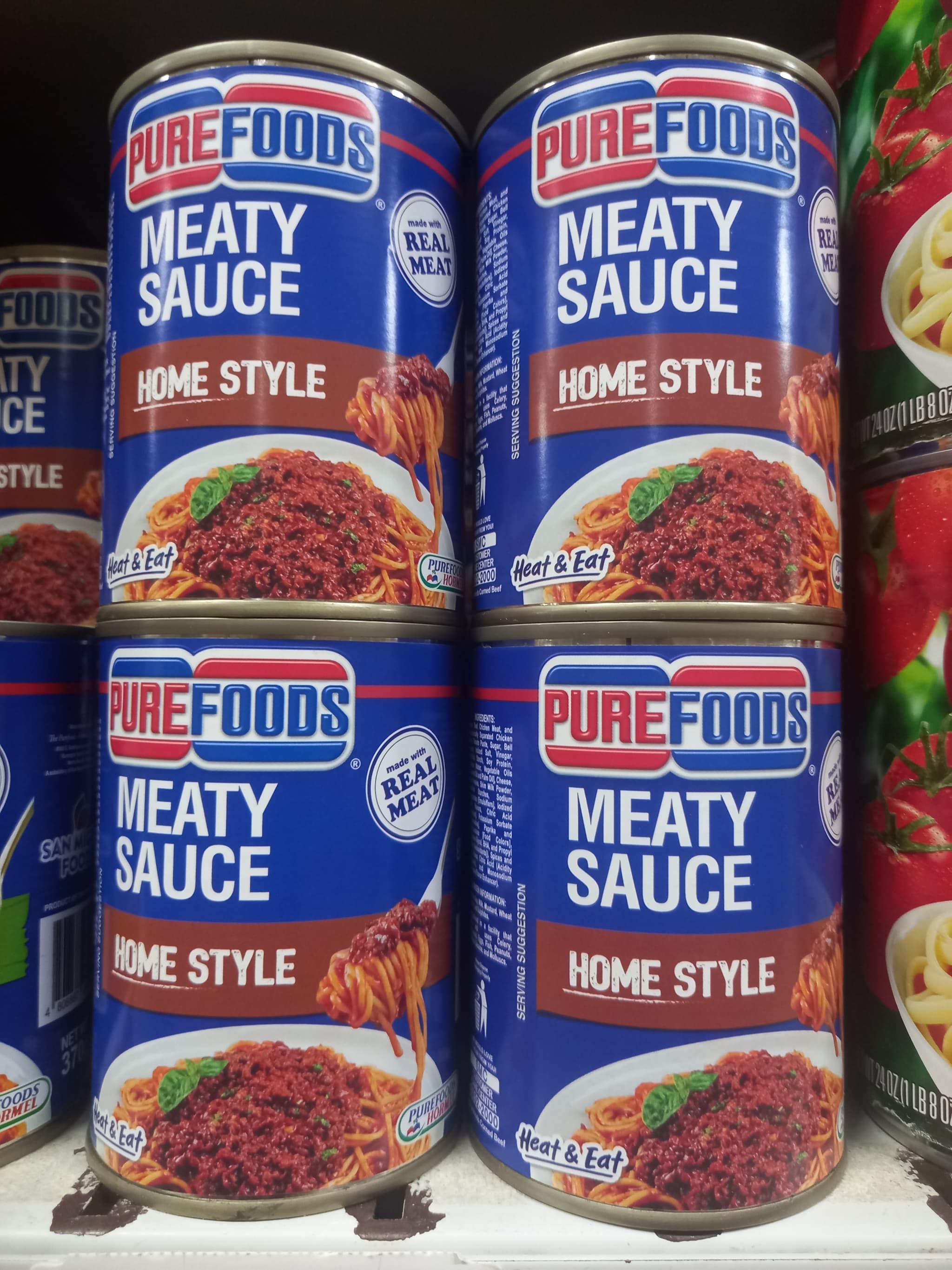 Purefoods meaty sauce home style heat & eat 370g