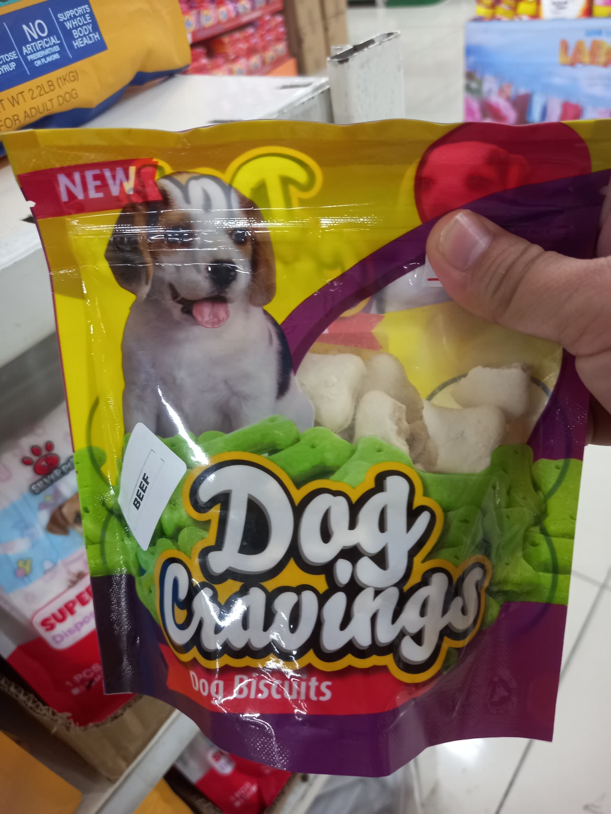 Dog cravings dog biscuit beef 100g