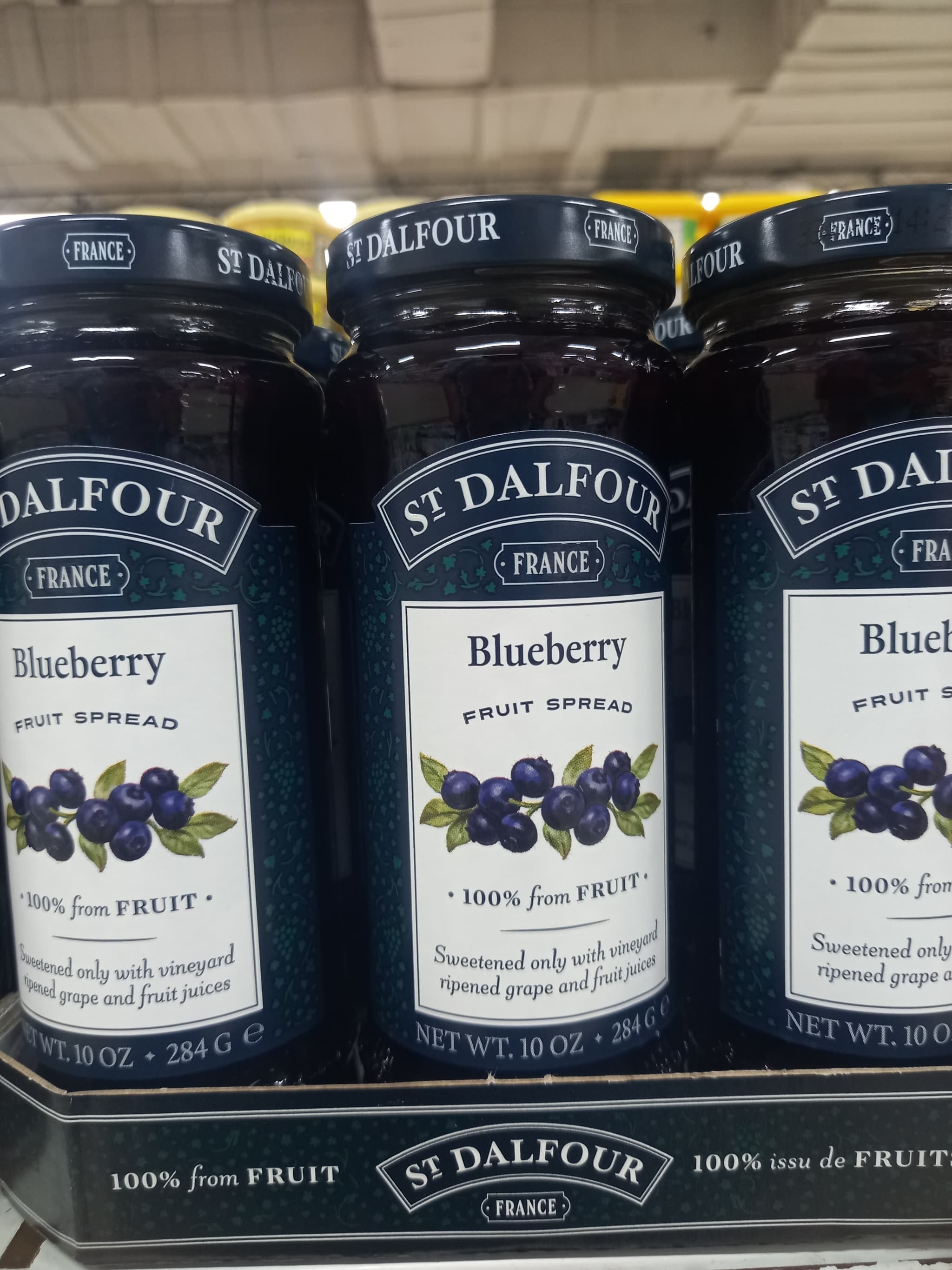 St dalfour blueberry spread 284g