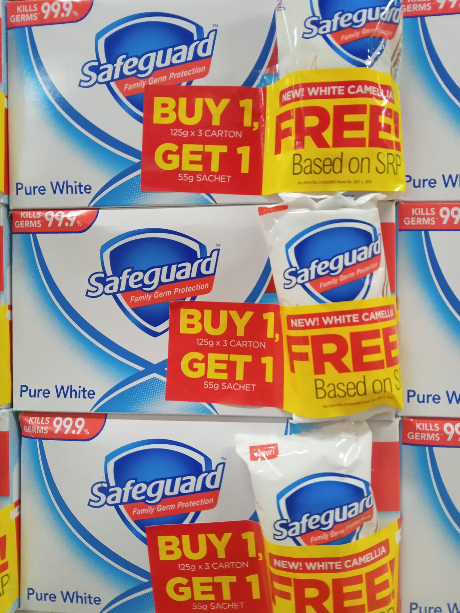 SAFEGUARD PURE WHITE 125G+SWC55