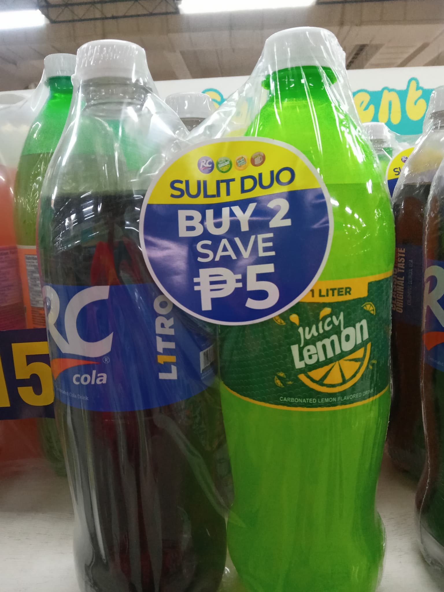 RC+FRUIT SODA ORANGE 1L²SAVE5