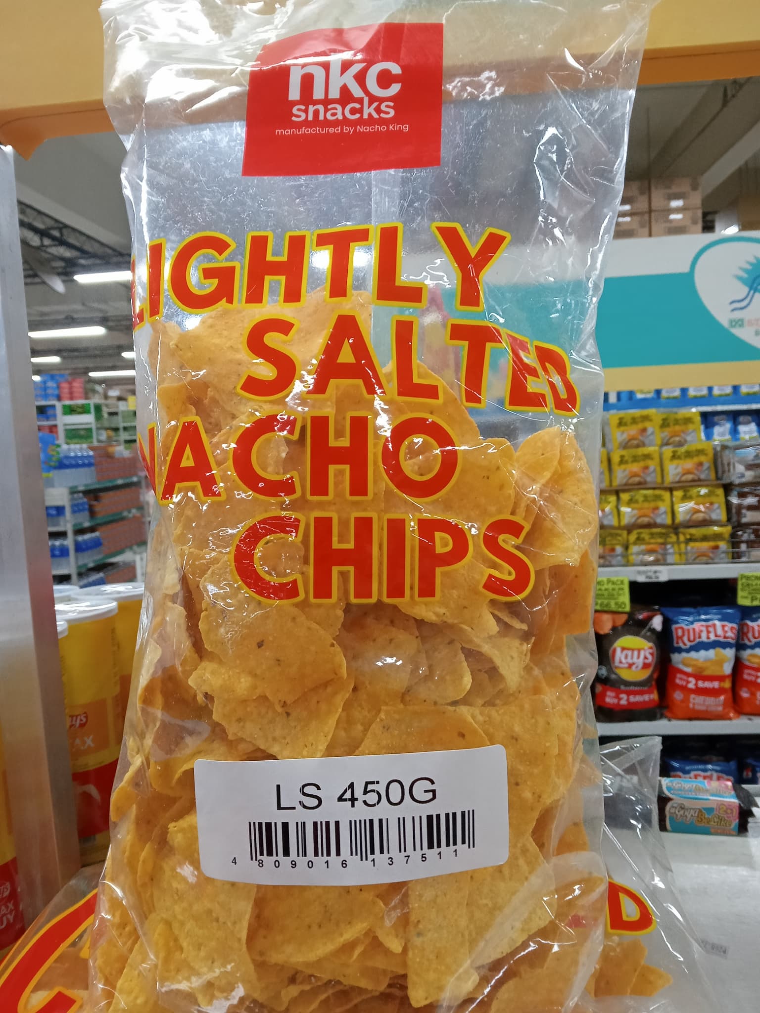 LIGHTLY SALTED NACHO CHIPS