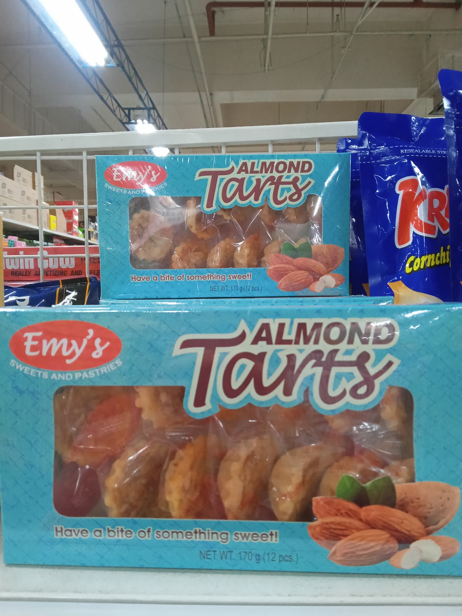 MERVYNS ALMONDS TARTS 170G12S