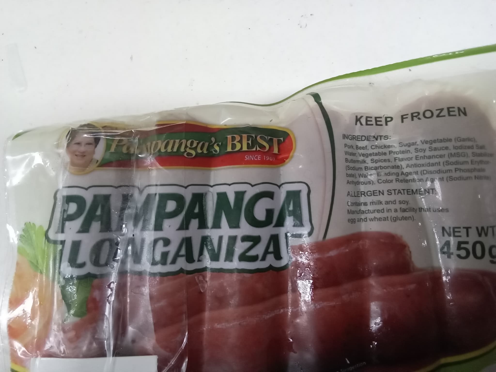 Pangpanggas Best Longaniza 450g
