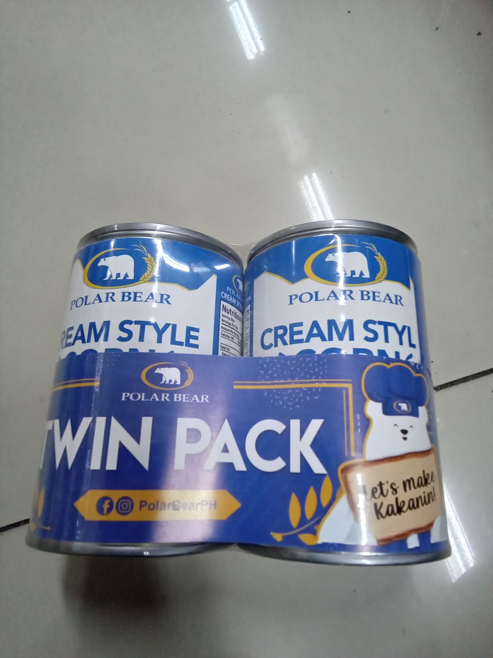 Polar Bear Cream style Corn 425g Twin Pack