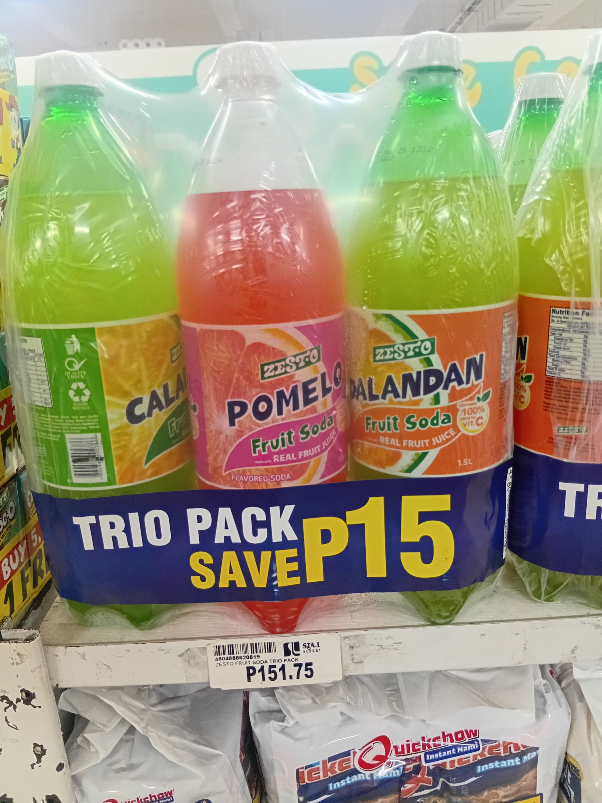 Zesto Fruit Soda Trio Pack