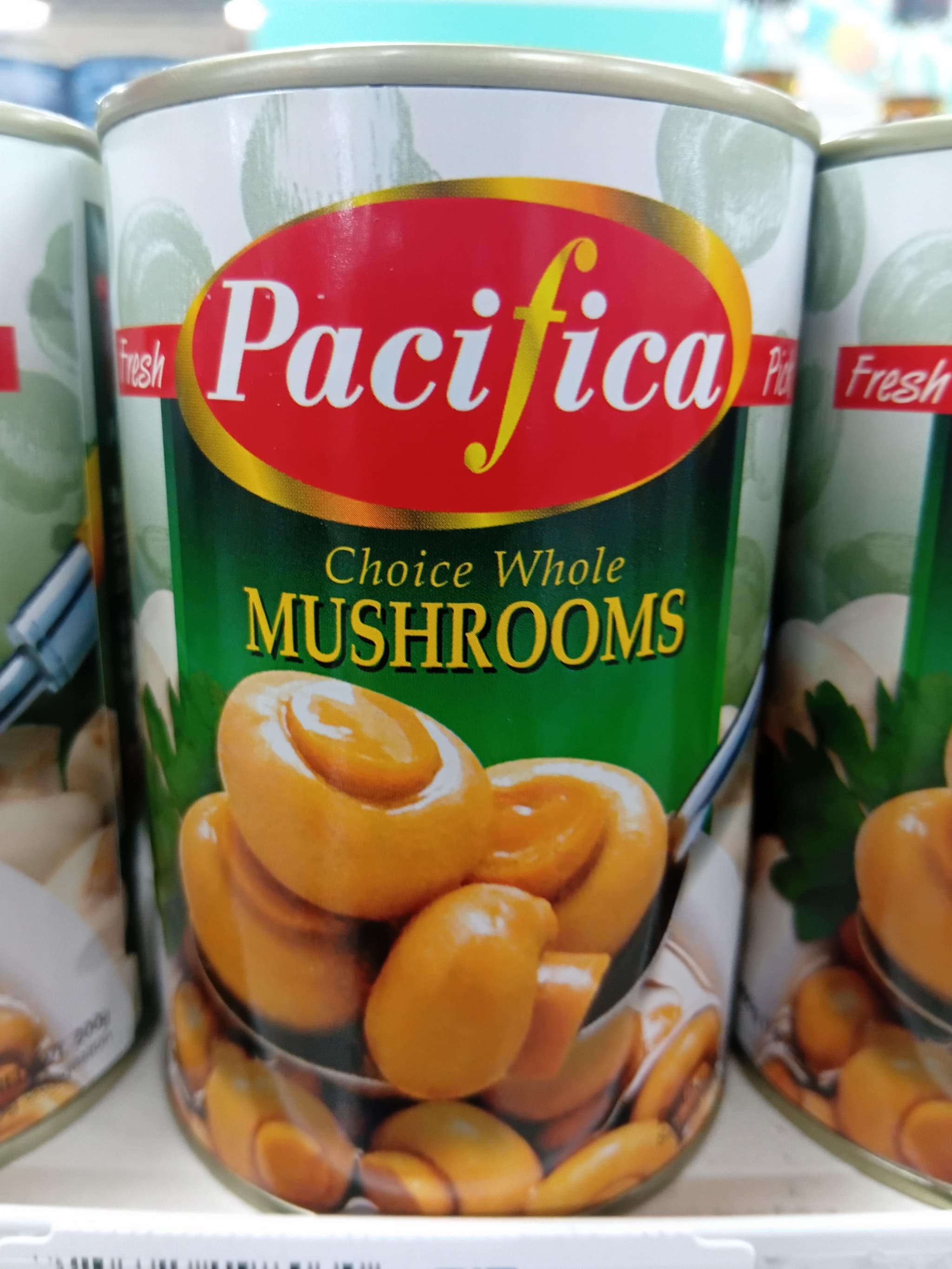 Pacifica Whole Mushrooms 400g