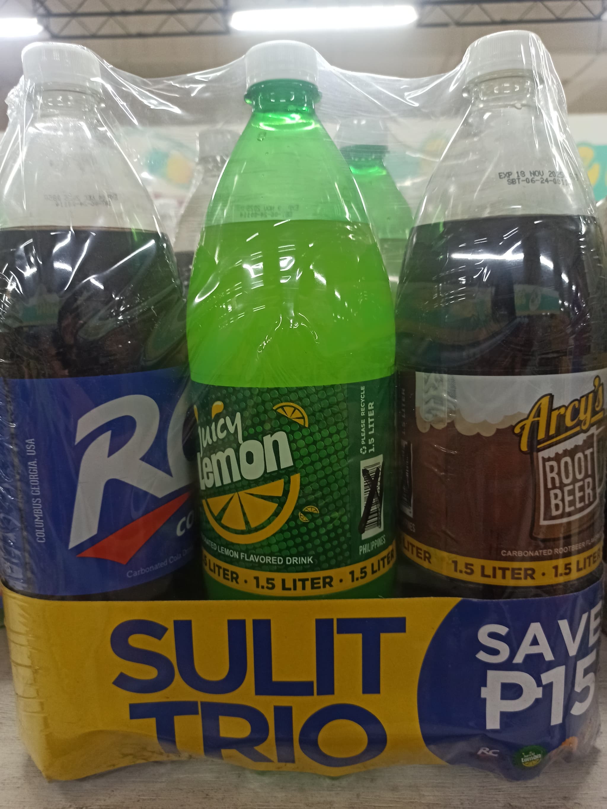 RC+juicylemon+arcysrootbeer 1.5L 3s
