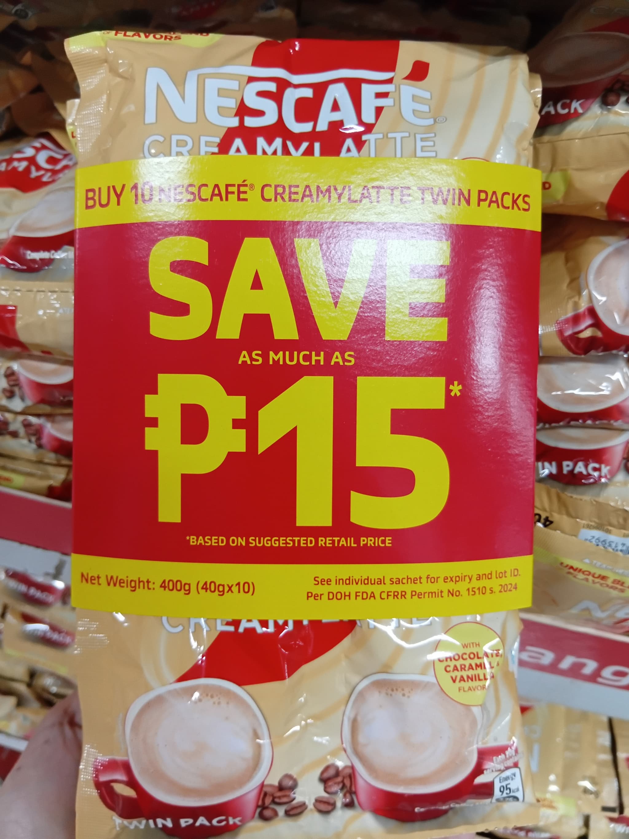 Nescafe Creamy Latte Twinpack 40g-10s