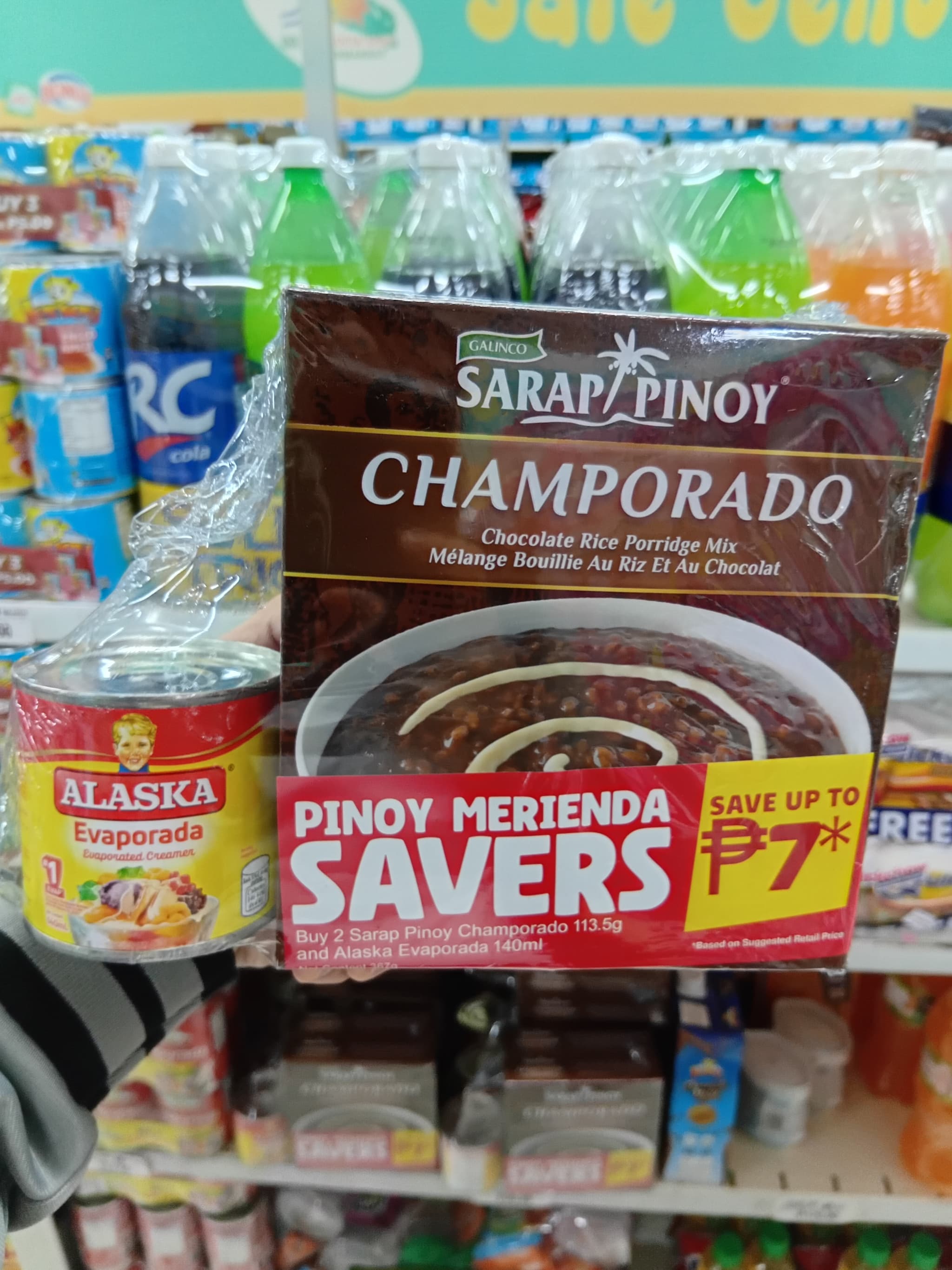 Galinco Sarap Pinoy Champorado 113.5g x 2s + Evap 140ml
