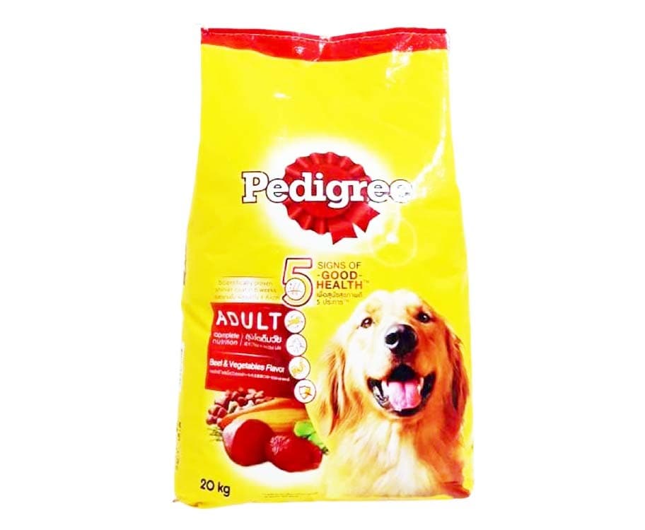 Pedigree Adult Beef & Vegetables Flavor 20kg